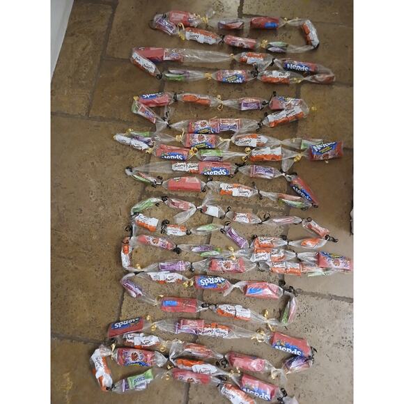10 Hawaii Candy Lei Necklaces 40" Party Gifts Kids Adult Fruity Assorted Candies - Picture 1 of 8